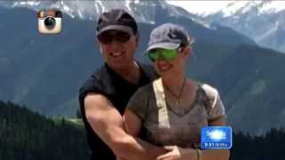 Thalia y su marido dejan ver su amor desde las montañas (Despierta America)