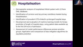 AI-based modelling of EHRs of patients with LD by Georgina Cosma, Rania Kousovista, Emeka Abakasanga