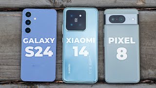 :   2024! Pixel 8 vs Galaxy S24 vs Xiaomi 14 |  !