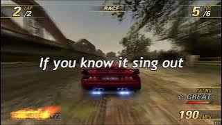 Burnout Revenge OST - The World - The Starting Line With Lyrics