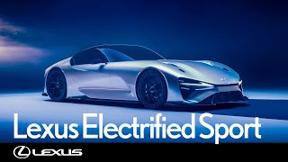 Lexus Electrified Sport concept 'unboxing'