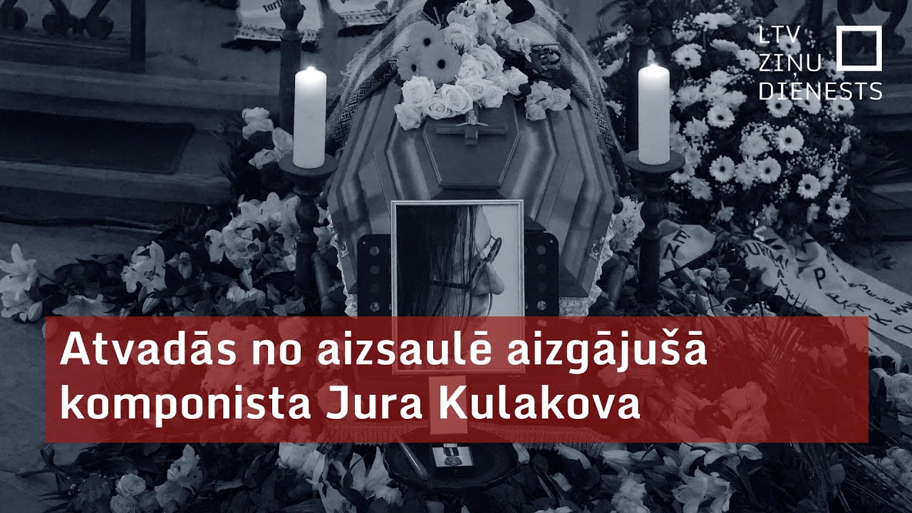 Ar dzeju un dziesmām atvadās no Jura Kulakova