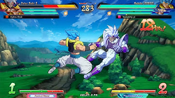 DBFZ Gogeta Re-Jump And Reset Combo In a Match Highlight