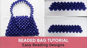 DIY BEAD BAG || BEADED BAG TUTORIAL FOR BEGINNERS || BAG MAKING STEP BY STEP 