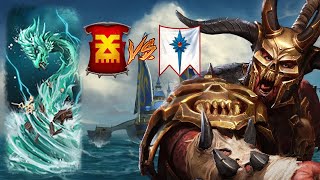 Download Lagu Skarr \u0026 The SEA ELEMENTAL! Khorne vs High Elves - Total War Warhammer 3 MP3