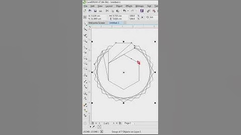 how to draw a 3d hexagon logo concept in coreldraw