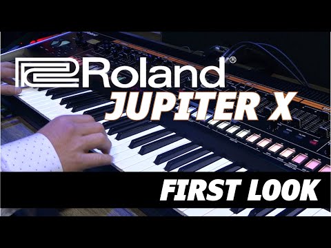 Roland Jupiter X First Look & Playing at NAMM 2020