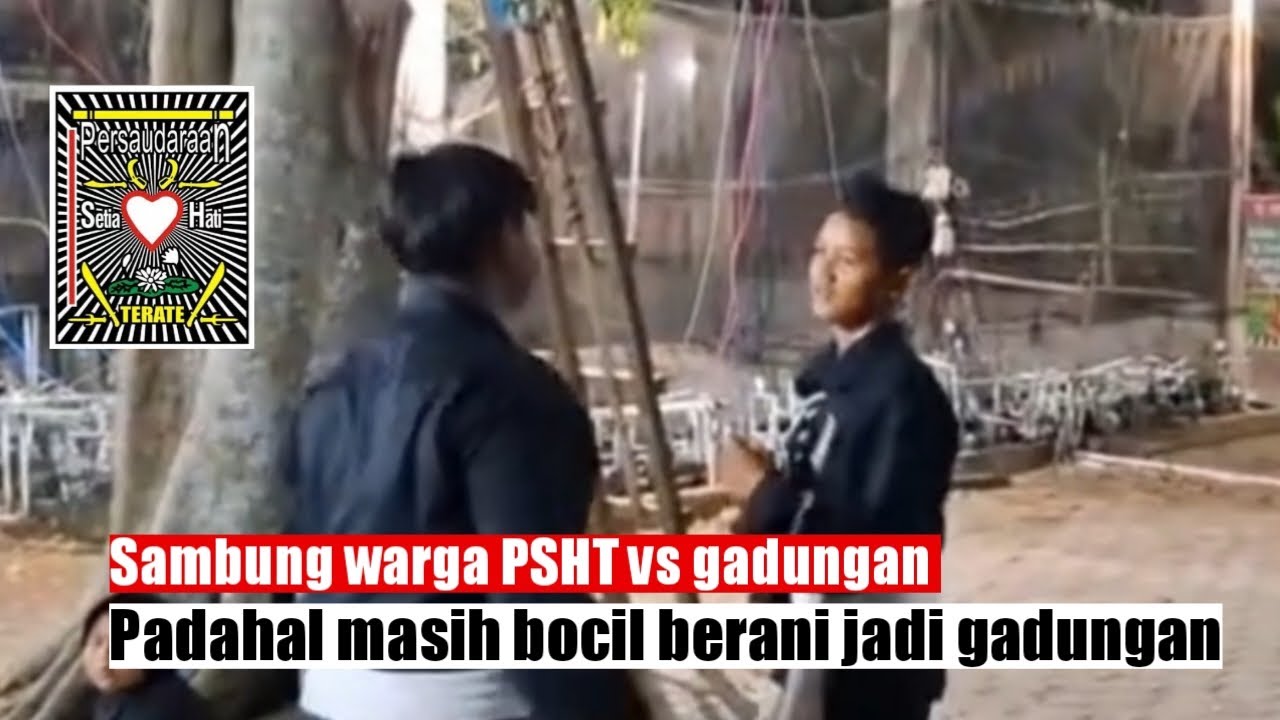 Nasip bocil jadi warga gadungan PSHT langsung diajak sambung