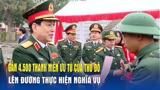 Đại tướng Lương Cường dự, chỉ đạo Lễ giao nhận quân tại huyện Ba Vì, TP Hà Nội - Báo QĐND