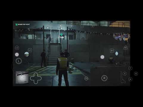 Hitman 3 on google stadia Android! On screen controls on Asus Rog phone 3