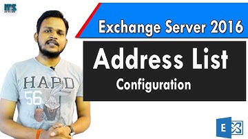 11- How to create address list in exchange server 2016 in Hindi