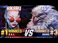 Sf6  hikaru 1 ranked aki vs ts 3 ranked akuma  high level gameplay