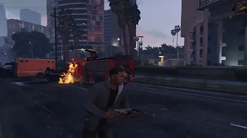 GTA EPIC EXPLOSIONS SERIES: EPISODE 2 (Flying Firemen!)