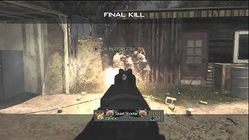 CALL OF DUTY MW3 Victory Knife Throw, Killing a Juggernaut