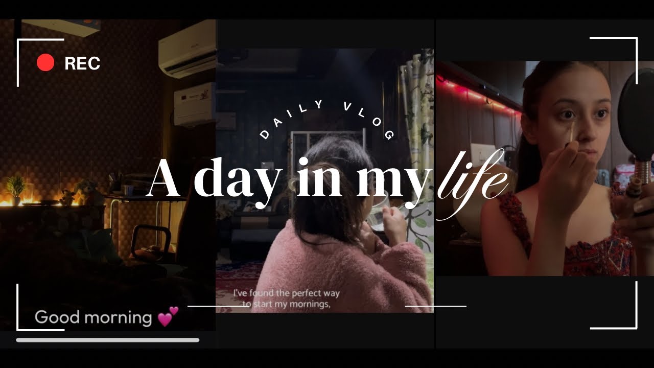 A day in my life 🤍| My First Vlog - YouTube