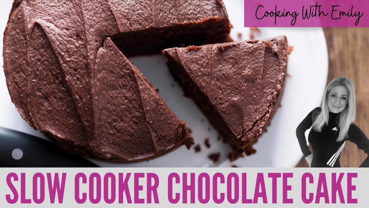 Slow Cooker Chocolate Cake Recipe Moist Chocolate Fudge Cake Recipe
