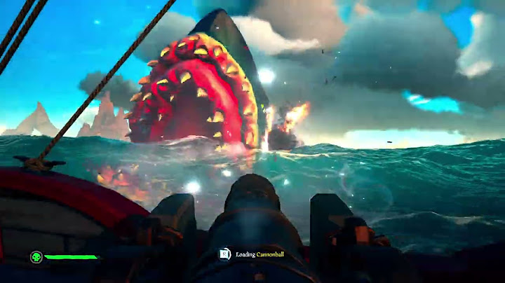 Sea Of Thieves: Kraken and Meg Fight