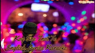 Kloy Sne Thnort Te Khmer_ខ្លុយស្នេហ៍ត្នោតទេ_English Lyrics Karaoke