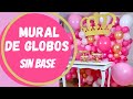 Cómo hacer una pared de globos, fácil y rápido | Tutorial Pared de globos orgánica