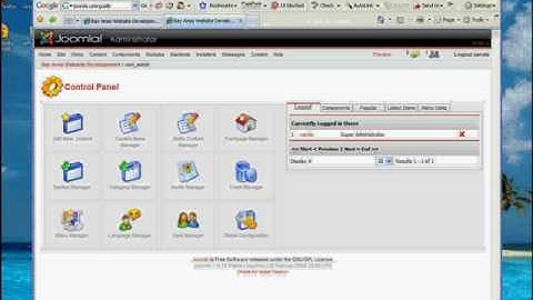 Joomla Introduction to Backend Administration