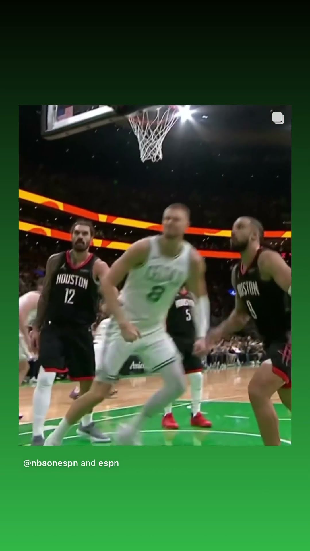 He got a tech for this #hoodnews #kristapsporzingis #nba #basketball #tech #team #dunk #viralvideo