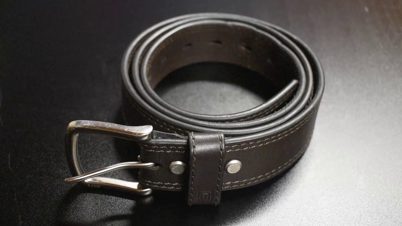 5:11 Tactical 1.5 Arc Leather Belt Review - YouTube