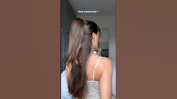 Try this volume hairstyle! #hair #hairtutorial #easyhairstyle  #shorts