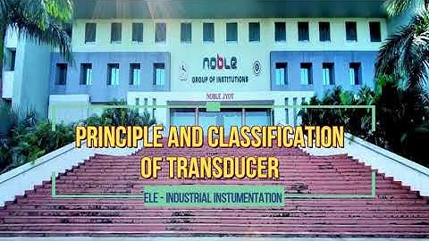 Principle and Classification of Transducer