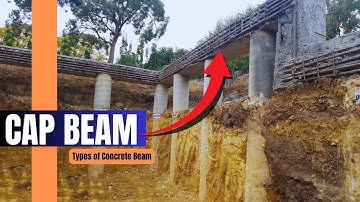 Cap Beam Construction Process | Types of Beams #capbeam #concreteconstruction