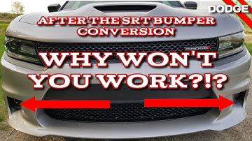 Charger R/T to SRT Bumper Conversion Fog Light Issue And Free Fix