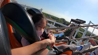 Skycoaster the ride with Minnie @ Dreamworld. Bangkok. Thailand.