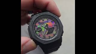 Casio G-SHOCK GA-2100-1A1 With Silicon Wafer Dial #casiogshock #casioak #gshock