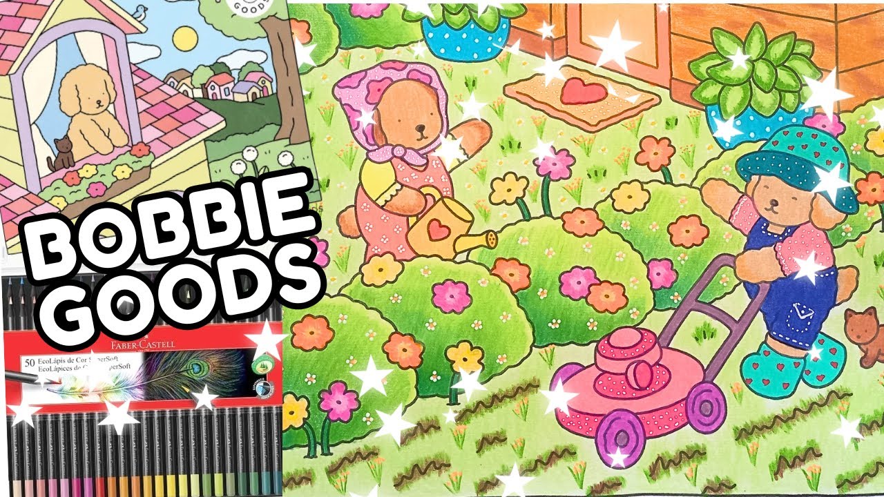 Pintando Bobbie Goods com lápis de cor Super Soft da Faber Castell