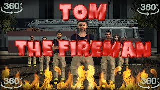 360  - Tom the Fireman   VR 360 video   FUNBBTV