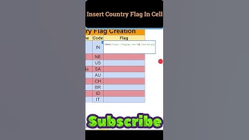 Country Flag 🇮🇳 kaise lagaye #satishtechtips #googleshee ts #excel #excelshortcuts