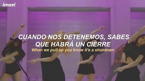 BLACKPINK - Shut Down (dance performance video) | Español + Lyrics