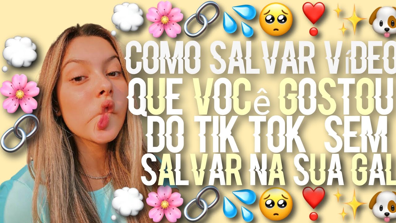 🥰 como salvar os vídeos que você gostou do tik Tok sem você salvar da
