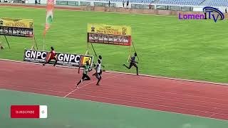 U15 boys 100m. Heat 1. Ghana fastest human finals. Cape Coast2023.