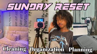 SUNDAY RESET ROUTINE | deep cleaning, content planning, organizing + more!