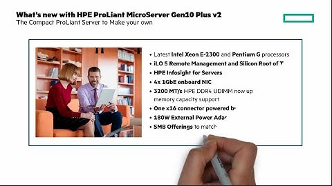 HPE ProLiant MicroServer Gen10 Plus v2 | Chalk Talk