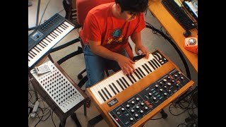 Live Synth Funk Jam: Retro Kits RK008 + Vermona DRMI MKIV + Moog Model D!