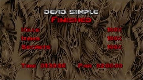 DOOM 2- Dead Simple 100% (Ultra Violence)
