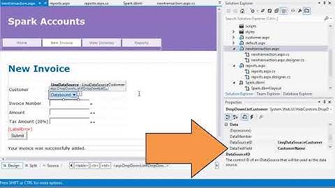 ASP.NET 4.5 Essential Skills Lesson 11-2: Attach a data source to a control