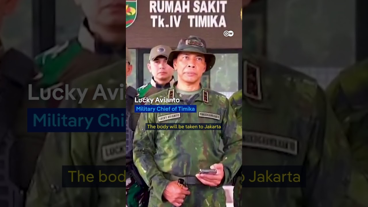 Indonesian military recovers body of US pilot killed by rebels | DW News