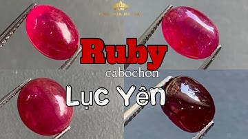 #Top_Những viên Ruby cabochon Lục Yên hàng tự nhiên 100% siêu đẹp #iruby #daquy #ruby