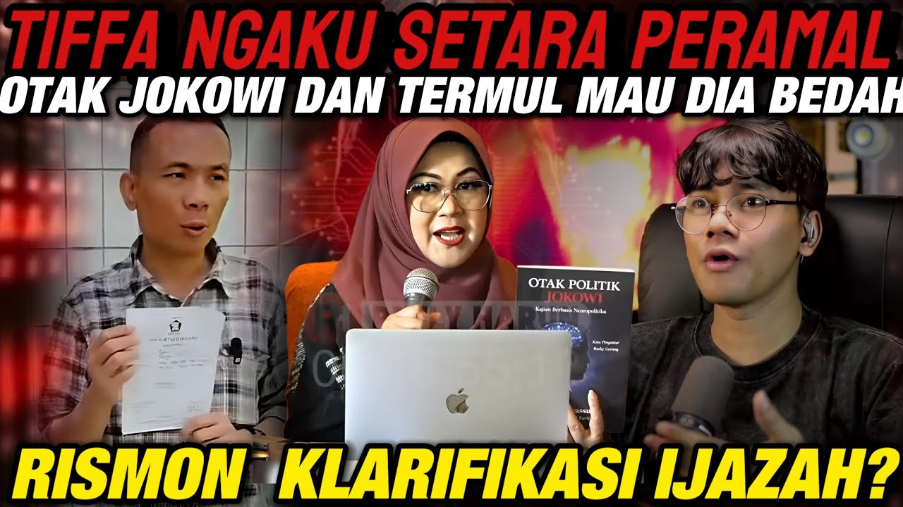 RISMON KLARIFIKSI IJAZAH!? TIIFA MENGAKU SETARA ORACLE ATAU PERAMAL OTAK TERMUL MAU DI BEDAH