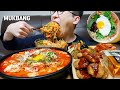 한식대령이요~순두부찌개와 4분잡채,미니돈까스,김치 요리 집밥 먹방 Korean home food MUKBANG