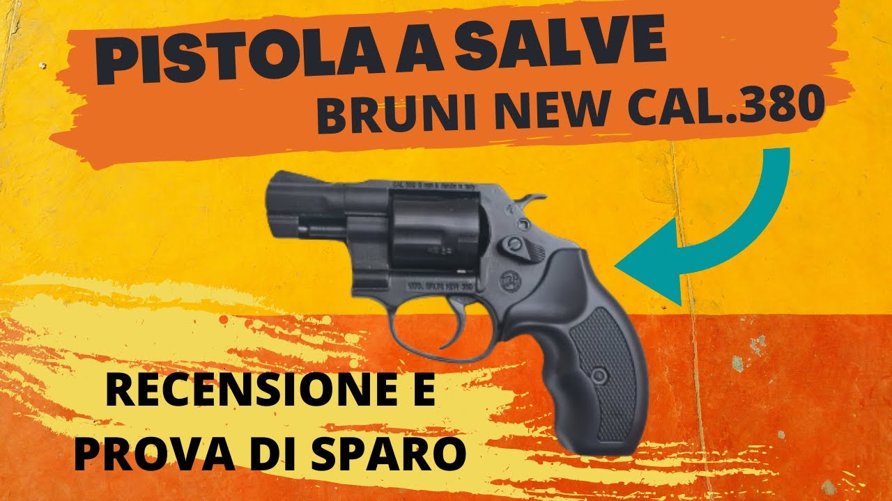 Pistola a salve Bruni mod. Revolver New 380 - 2'' - Calibro 380