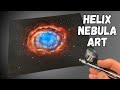 Airbrushing a helix nebula in my art style