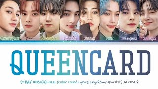 'Queencard` - straykids ot8 - ai cover